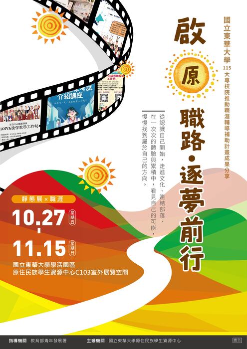 【轉知】啟「原」職路・逐夢前行成果靜態展圖片